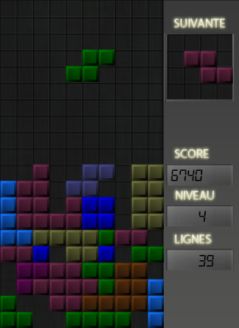 Notre version de Tetris